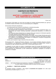 contrato de proyecto - Colegio de Arquitectos de Salta