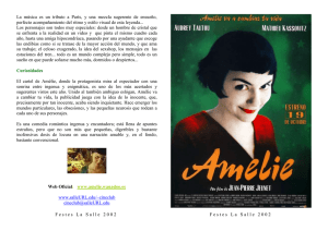 Sobre el personaje de Amélie