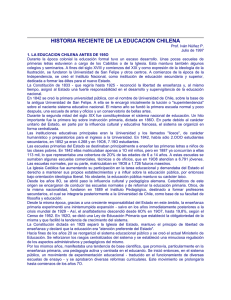 Iván Núñez Prieto: Historia reciente de la educación chilena (1997)