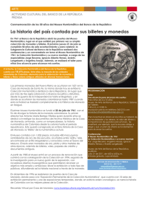 Conmemoración de los 50 años del Museo Numismático del Banco