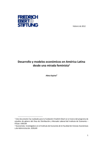 Desarrollo y modelos económicos en América Latina desde una