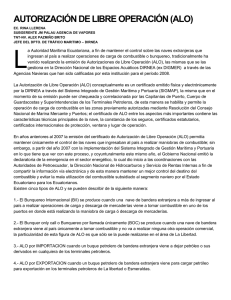 AUTORIZACI&Oacute;N DE LIBRE OPERACI&Oacute;N (ALO)