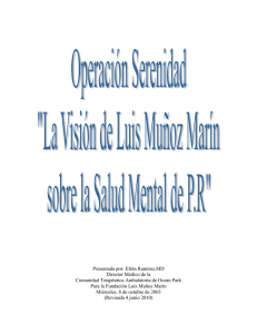 Operación Serenidad-Fundación Luis Muñoz Marín, 8 de octubre de