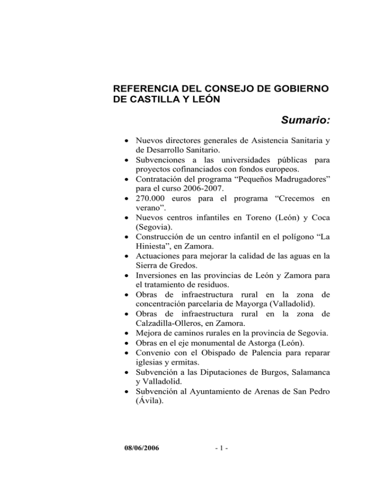 Todos Los Acuerdos Del Consejo De Gobierno 7532