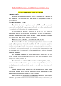 tema 9: rcp avanzada - Enfermería Cuidados Críticos Pediátricos y