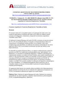 Consenso Argentino de Trastornos Respiratorios