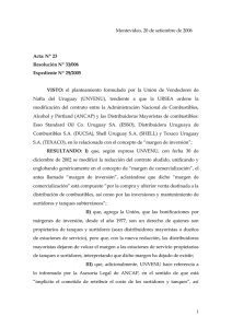 VISTO: el planteamiento formulado por la Uni&oacute;n de