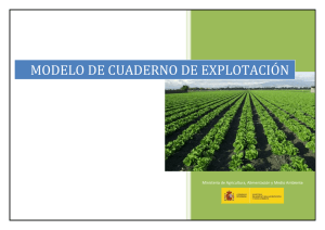 Cuaderno de campo - Ministerio de Agricultura, Alimentación y
