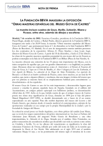 Obras Maestras del Museo Goya de Castres
