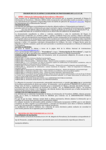 INSCRIPCIÓN EN EL SIPRO Y/O REGISTRO DE PROVEEDORES DE LA...  1. SIPRO  ( Sistema de Información de Proveedores y Oferentes)