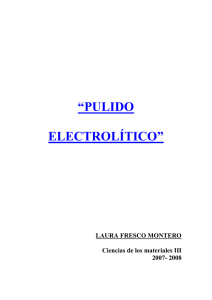 &ldquo;PULIDO - materiales