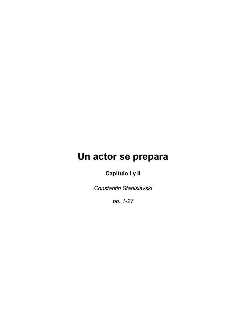 un actor se prepara constantin stanislavski descargar pdf