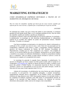 MARKETING ESTRATEGICO - SG Gestión y Estrategia