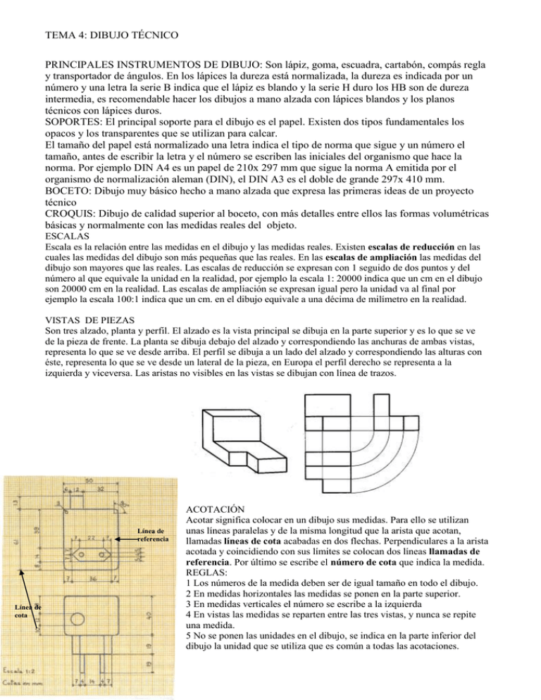 TEMA 4: DIBUJO TÉCNICO