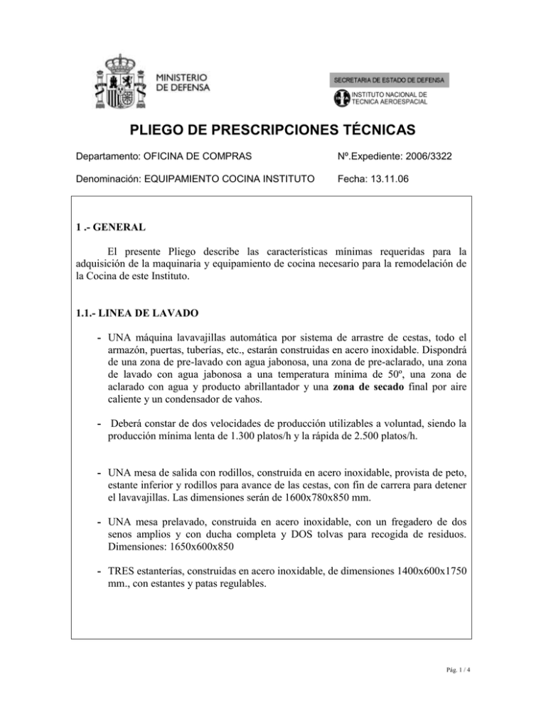 PLIEGO DE PRESCRIPCIONES TÉCNICAS