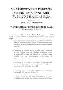 manifiesto pro-defensa del sistema sanitario público de andalucía