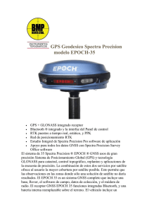 GPS Geodesico Spectra Precision modelo EPOCH