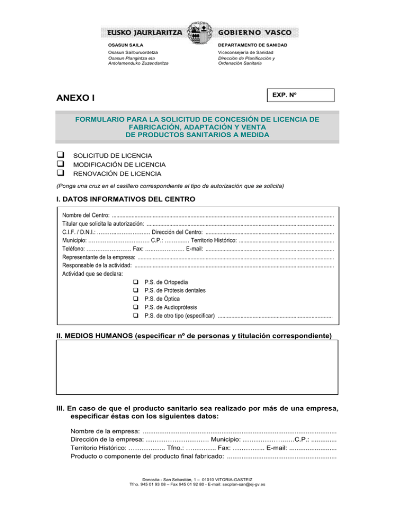 ANEXO I