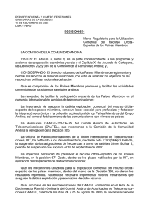decision 654 - Comunidad Andina