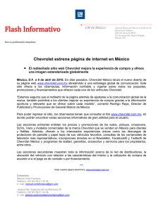 Flash Informativo GM de México