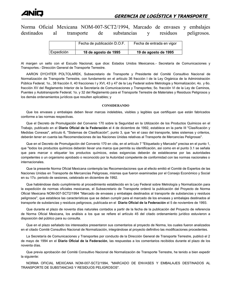 NOM007SCT2199 Reyneros Sureste SA de CV
