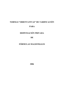 Normas orientativas tarifacion.Gipuzkoa.2006