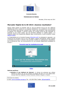 Marcador Digital de la UE 2014: ¿buenos resultados? C