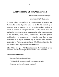 EL TERCER ELIAS DE MALAQUIAS 4
