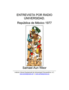 Entrevista por radio Universidad - Instituto Cultural Quetzalcoatl