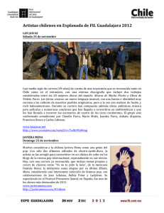 Artistas chilenos en Explanada de FIL Guadalajara 2012