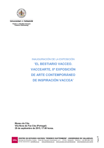 Dossier Vaccearte - Universidad de Valladolid