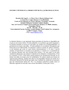 si-byq17 estudio y síntesis en la producción de pla (ácido poliláctico)