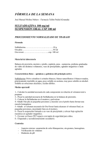 Sulfadiazina 100 mg/ml suspensión oral csp 100 ml