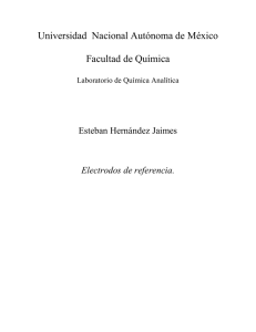 Universidad  Nacional Autónoma de México  Facultad de Química Esteban Hernández Jaimes