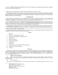 NOM-064-SSA1-1993: Especificaciones Sanitarias Reactivos Diagn&oacute;stico