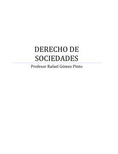 DERECHO DE SOCIEDADES