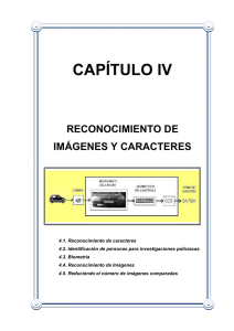 CAPÍTULO IV RECONOCIMIENTO DE IMAGENES