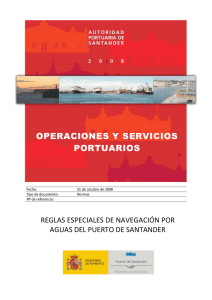 Normas de Navegación - Puerto de Santander