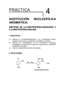 sustitucion nucleofilica aromatica: sintesis de 2