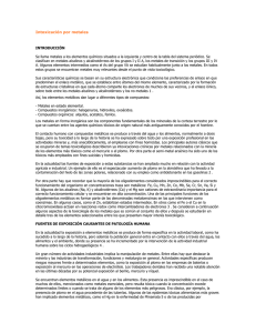 Intoxicación por metales - Seguridad e Higiene, Legislación