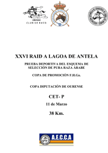 XXVI RAID A LAGOA DE ANTELA