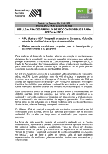 Boletín de Prensa No. 036-2009 - Aeropuertos y Servicios Auxiliares