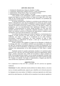 ARTE DEL SIGLO XIX 1.- Introducción. Romanticismo: Delacroix; Realismo: Courbet.