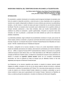 &ldquo;Inventario Forestal a escala 1:100 000 del territorio de Moa, con el