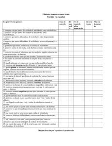 Escala de Empoderamiento en Diabetes (Espa&ntilde;ol)