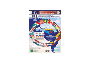 XVII CONGRESO PANAMERICANO DE ENDOCRINOLOGÍA