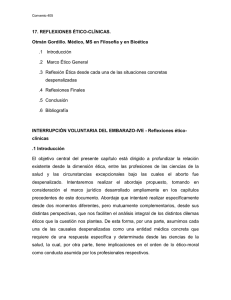 reflexiones ético-clínicas - Universidad Nacional de Colombia