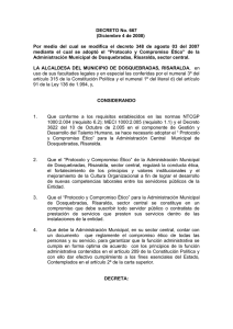 Decreto 667 Código de etica - INTRANET del Municipio de