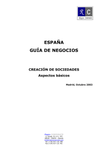 GUIA DE NEGOCIOS ESPAÑA CONSTITUCION