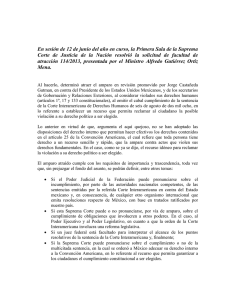 Boletín 12 de Junio F.A. 114-2013 Ministro Alfredo Gutiérrez Ortiz